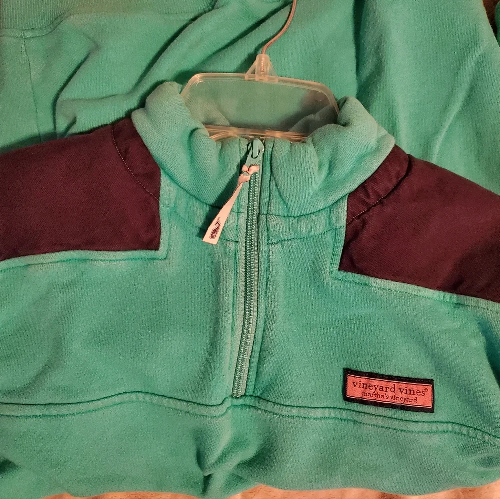 💸 5 for $20 | Vineyard Vines Quarter Zip Long Sleeve Pullover Sweatshirt - Picture 13 of 16